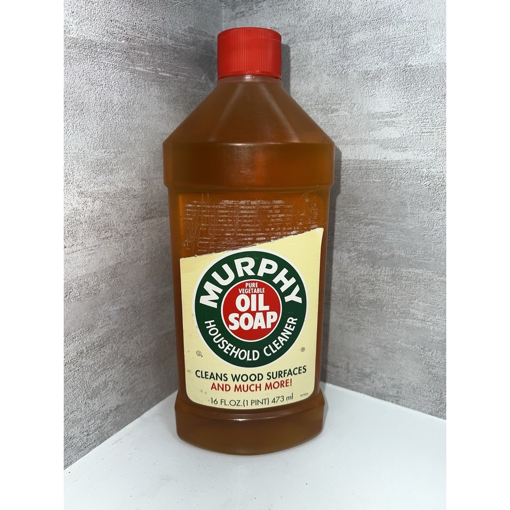 Vintage Murphy Oil Soap Household Cleaner 16 oz 1983 Bottle Full Display Piece
